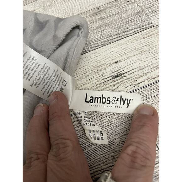 Disney Baby Lion King Simba Lovey Security Blanket Lambs and Ivy Gray Plush - Picture 4 of 7